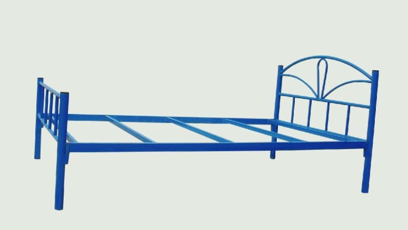 @單層田園文藝鐵質(zhì)鐵架床