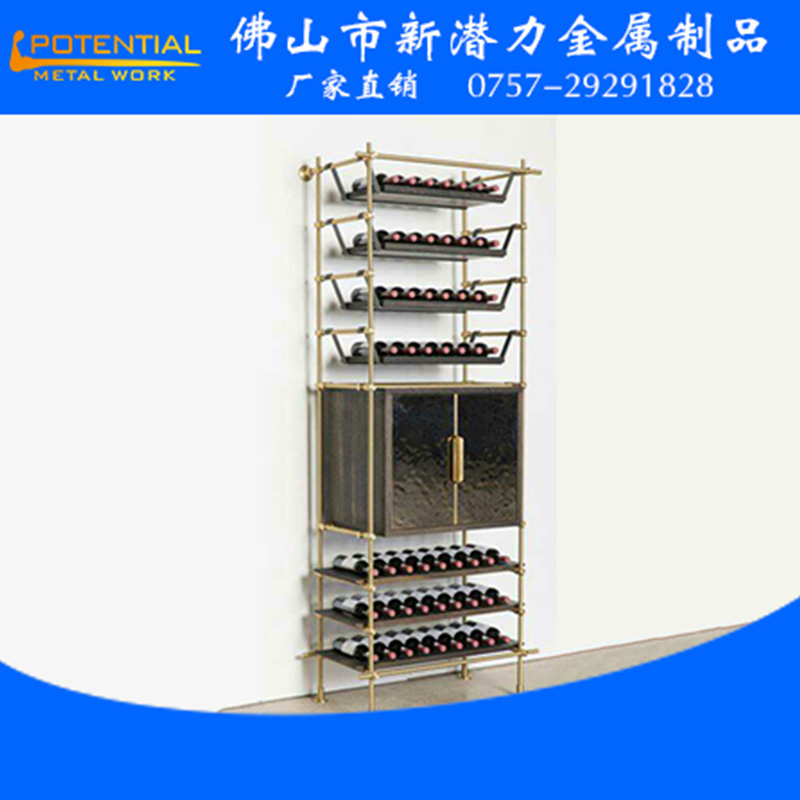 新款鐵藝 立體  時(shí)尚創(chuàng)意不銹鋼酒架 鐵線工藝品