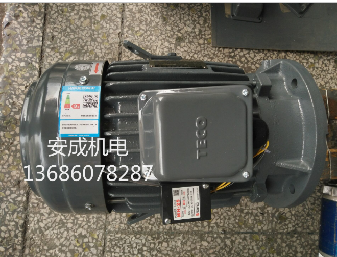 東元剎車電機(jī)廠家直銷TVGH112M1-4 5HP 3.7KW 4P AEVFF3 立式