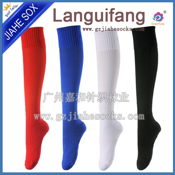 廣州足球襪 雙針條紋足球襪 長(zhǎng)筒襪 尼龍襪 錦綸足球襪 足球襪廠