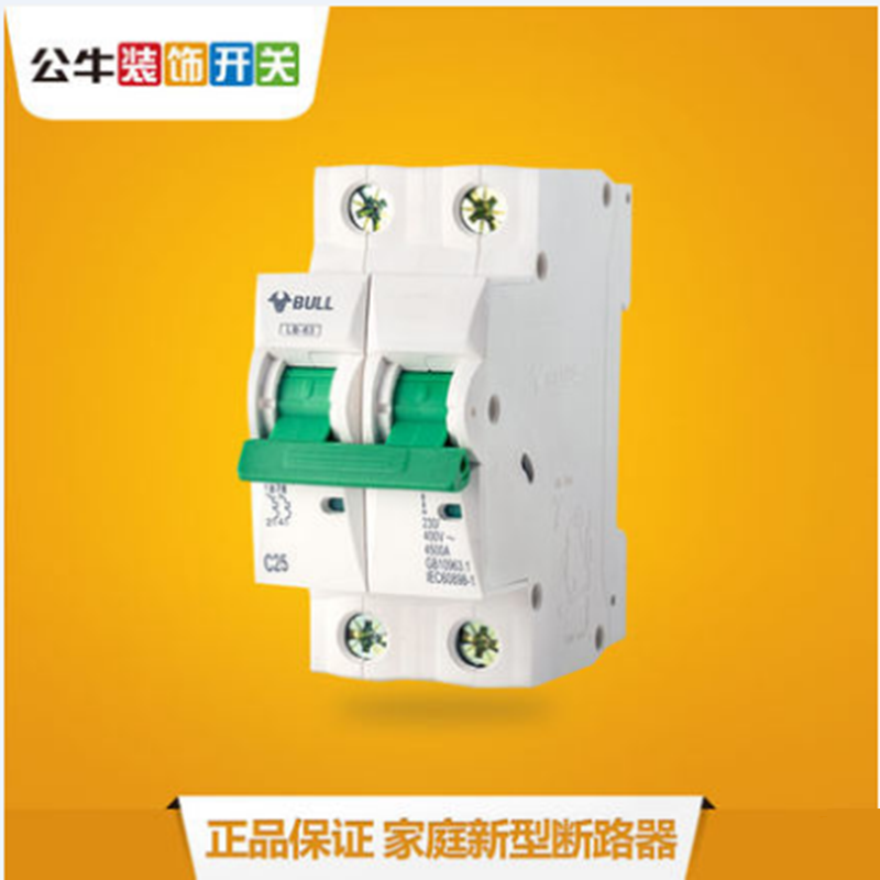 公牛2P斷路器公?？臻_開關小型斷路器家用空氣開關 2P 16A3