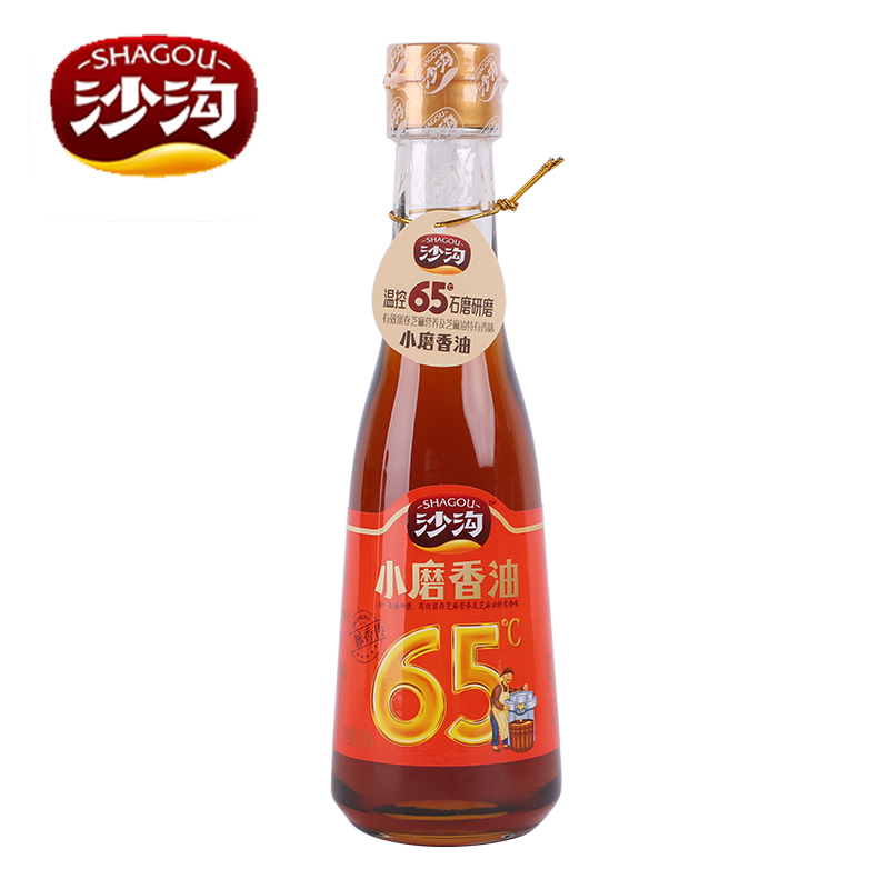 沙溝小磨香油純芝麻油石磨香油麻油