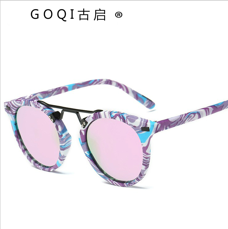 新款太陽(yáng)鏡 女士炫彩偏光太陽(yáng)眼鏡