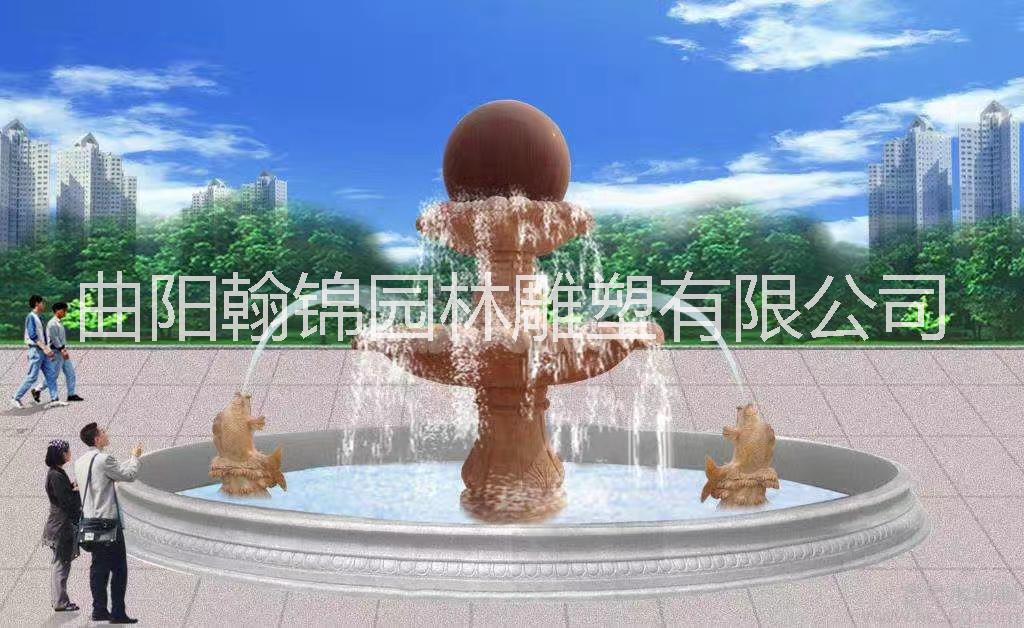 石雕噴泉水缽價格 曲陽石雕廠家  石雕供銷商