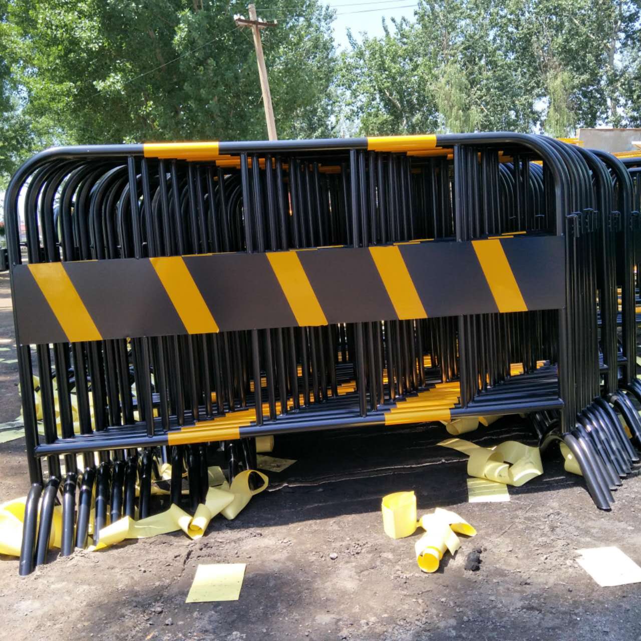 敦化施工圍欄 鐵馬護(hù)欄 市政圍欄