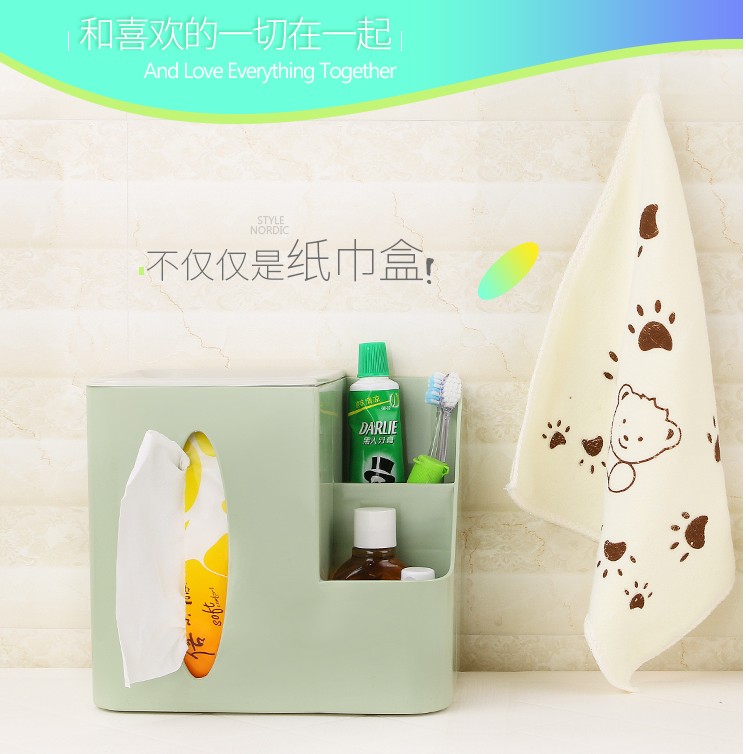 創(chuàng)意多功能小號紙巾盒桌面塑料抽紙盒客廳臥室用品