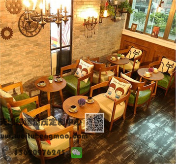 天津歐式咖啡廳桌椅 中式咖啡廳桌椅 簡約現(xiàn)代咖啡廳桌椅