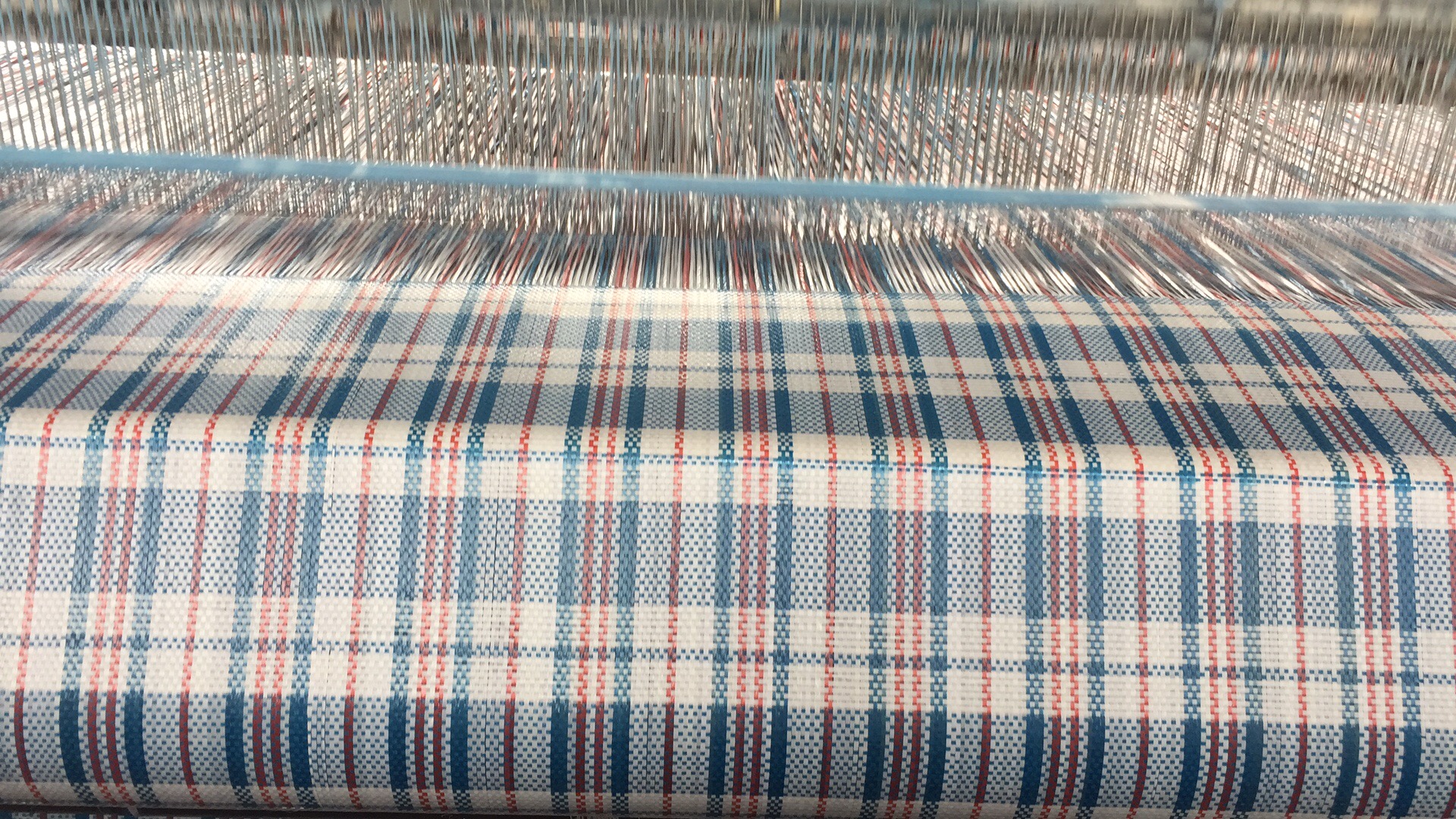 塑編格子布，搬家袋布料