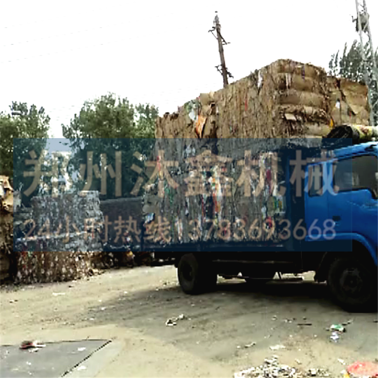 紙箱打包機 液壓打包機200噸全自動廢紙打包機大型臥式液壓廢紙箱打包機青貯秸桿壓捆機