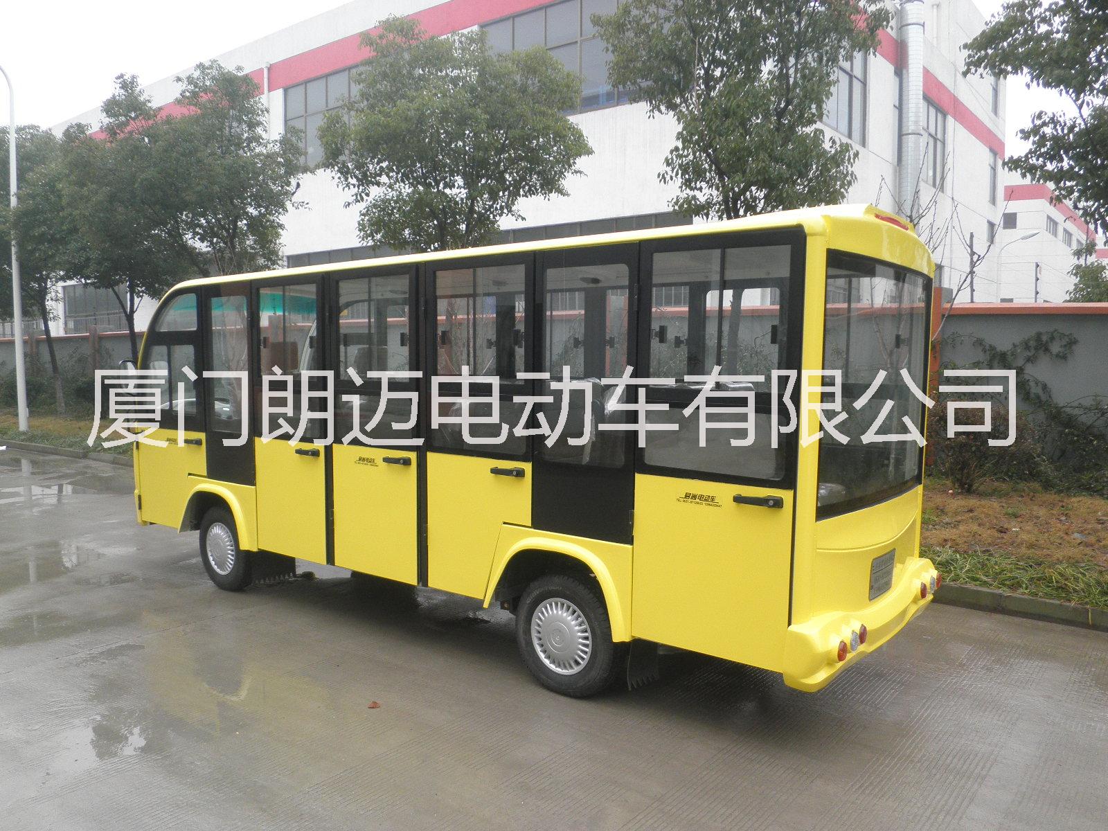 廈門朗邁14座封閉式電瓶觀光車 電動(dòng)游覽車工廠