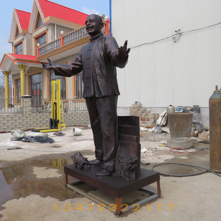 玻璃鋼仿銅名人肖像雕塑 名人肖像雕塑價格 名人肖像雕塑擺件 名人肖像雕塑定做