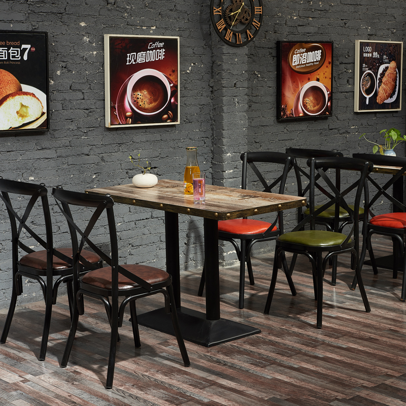 陜西主題快餐桌椅 咖啡店桌椅 廠家直銷