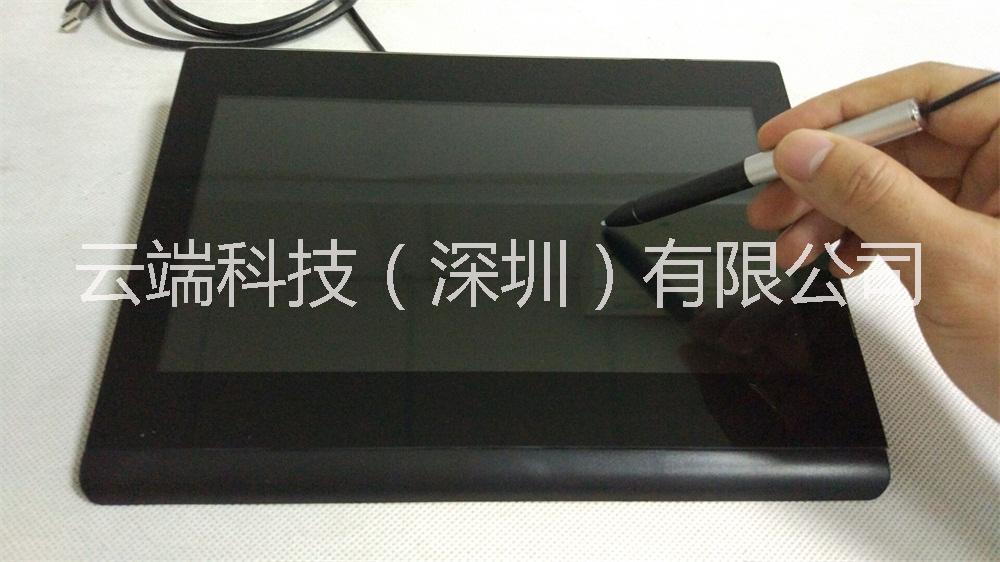 供應(yīng)營(yíng)業(yè)廳柜臺(tái)無紙化原筆跡簽批電磁感應(yīng)式10寸液晶簽名板