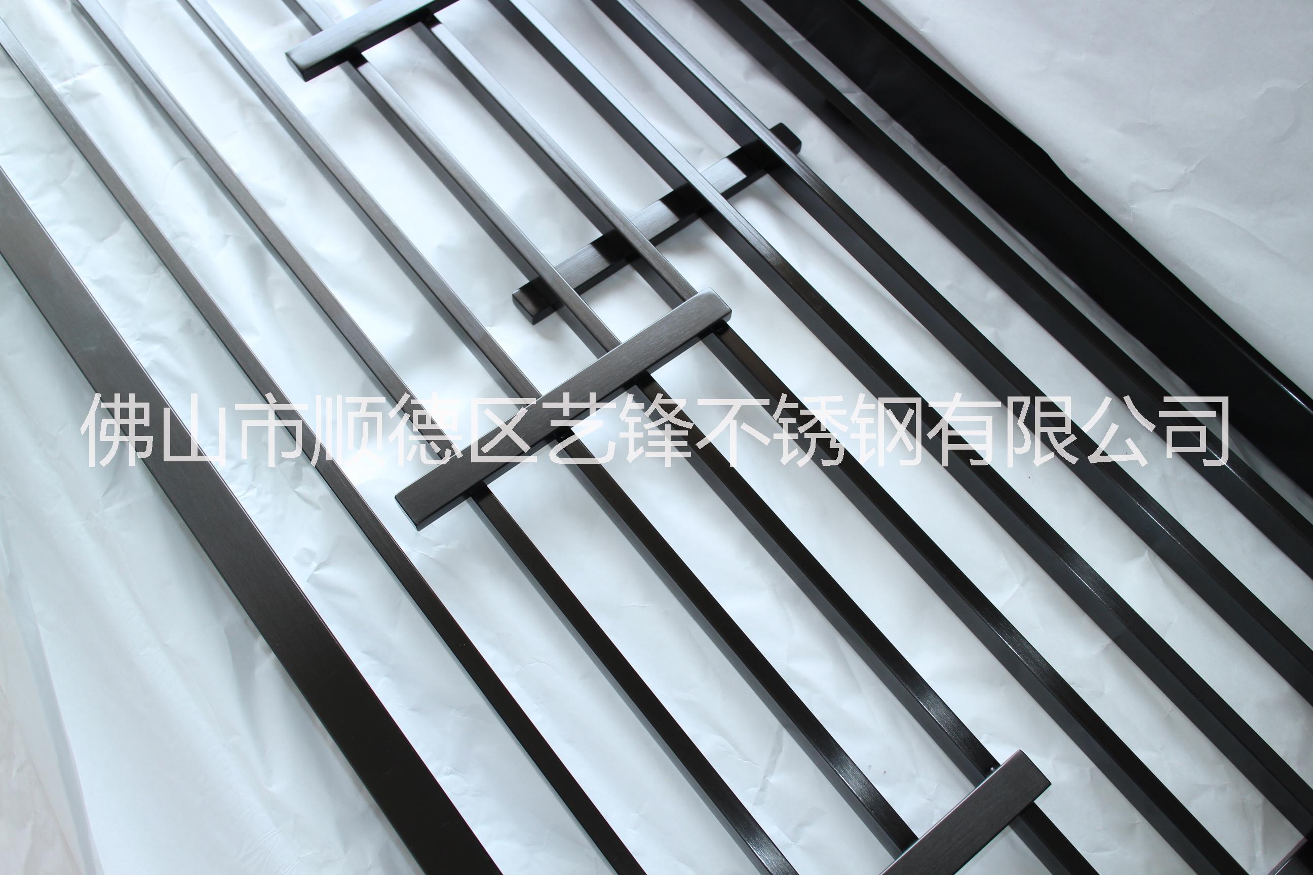 藝鋒不銹鋼 黑鈦拉絲不銹鋼屏風