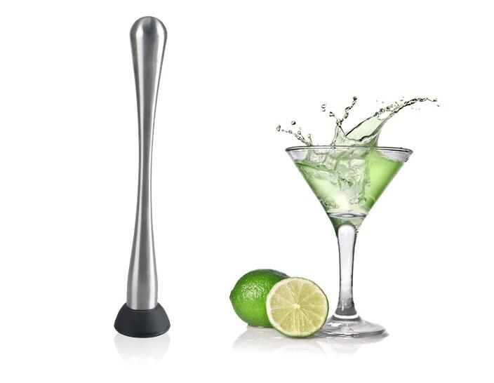 不銹鋼430雞尾酒 碎冰棒 塑料檸檬錘 調(diào)酒棒 碎冰調(diào)酒棒