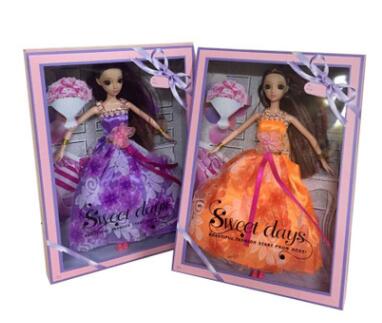 廠家批發(fā)3D眼時尚多款多色 兒童玩具女孩玩偶芭芘巴比娃娃批發(fā)