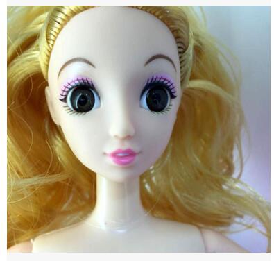 換裝娃娃套裝 3D真眼時尚粉紅大裙公主禮盒女孩娃娃公主玩具批發(fā)