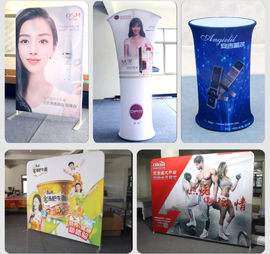 工廠直銷(xiāo) 直型快幕秀展架 背景板 弧形快幕秀熱轉(zhuǎn)印