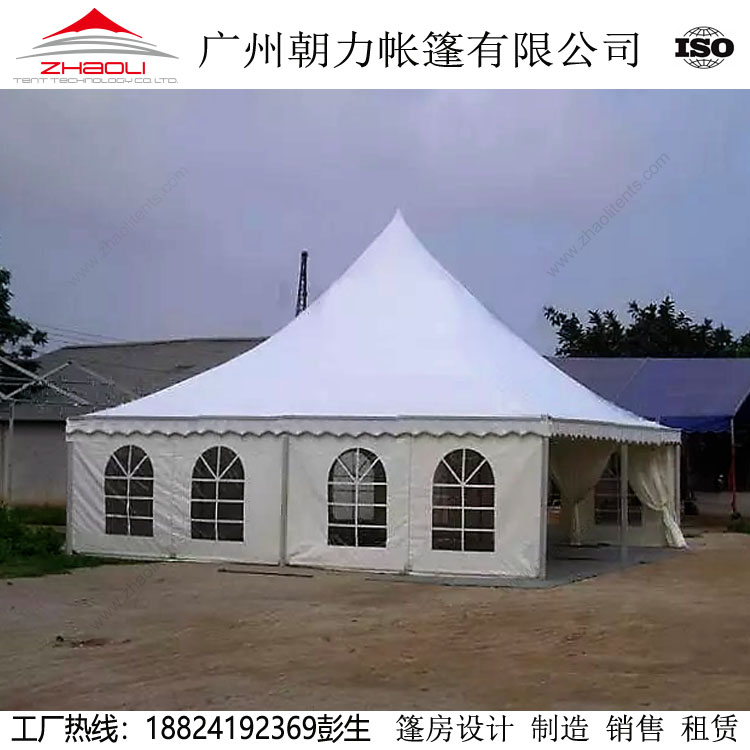 8*8米尖頂篷房 篷房生產(chǎn)廠家{朝力帳篷}