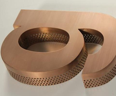 供應(yīng)不銹鋼電鍍玫瑰金字