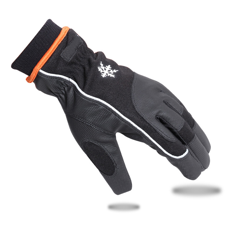 冬季騎行手套全指透氣防滑減震山地自行車手套男女士戶外保暖手套 冬季騎行手套全指透氣防滑減震手套