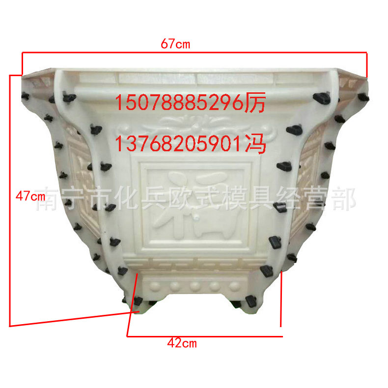 花盆模具  歐式構件 花盆模具廣西南寧羅馬柱花盆模具廠