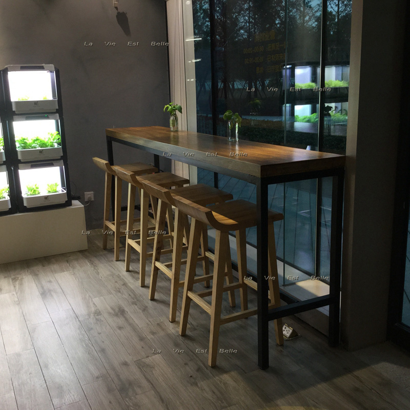 供應西安吧椅料理店實木高腳吧椅