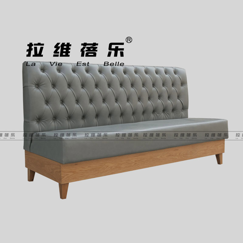 供應(yīng)西安卡座料理店實(shí)木長(zhǎng)卡座