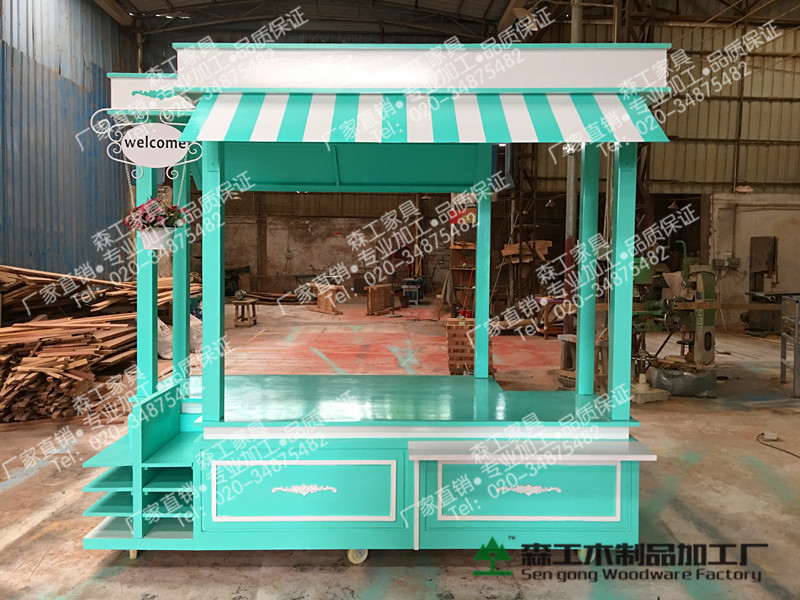 廣州實木移動流動售貨車定制