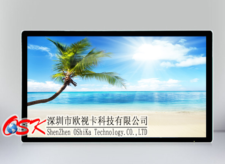 歐視卡84寸壁掛式網(wǎng)絡廣告?zhèn)髅綑C 安卓視頻廣告發(fā)布