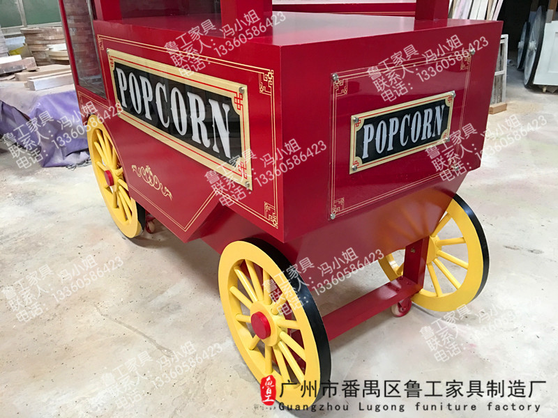 戶外防腐木缽仔糕售貨車商場(chǎng)缽仔糕