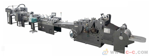 貼膜打孔方底紙袋機 高速貼膜紙袋制造機