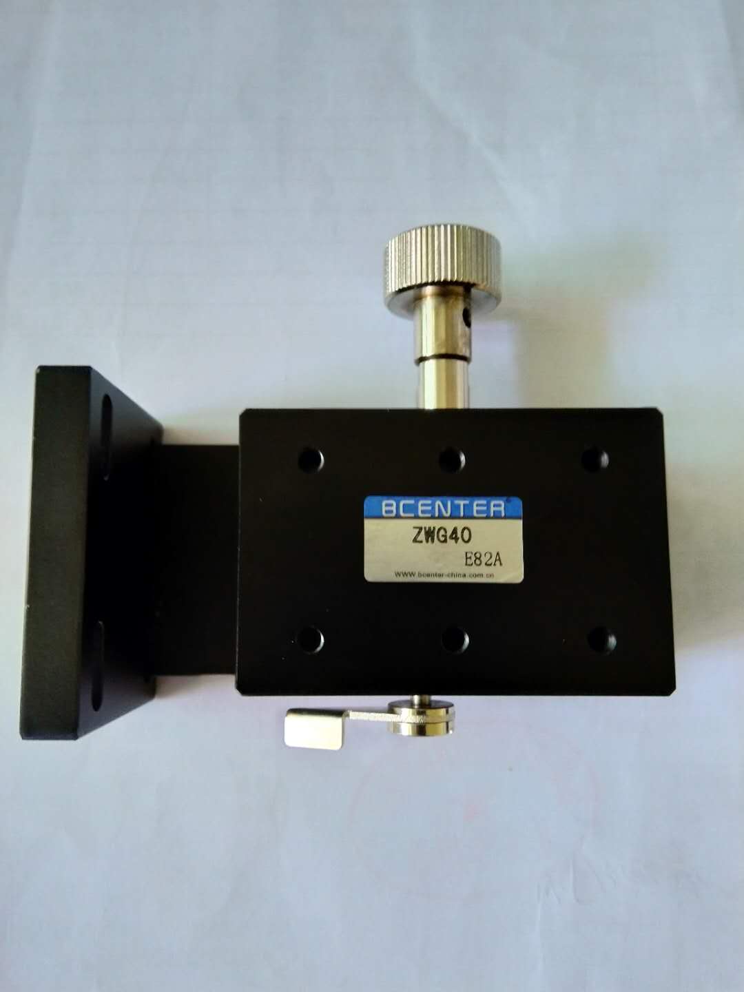 ZWG40位移平臺 米思米款高精度燕尾槽型 齒條齒輪式 手動微調(diào)位移平臺