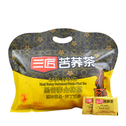 三匠黑苦蕎全株茶500克袋裝