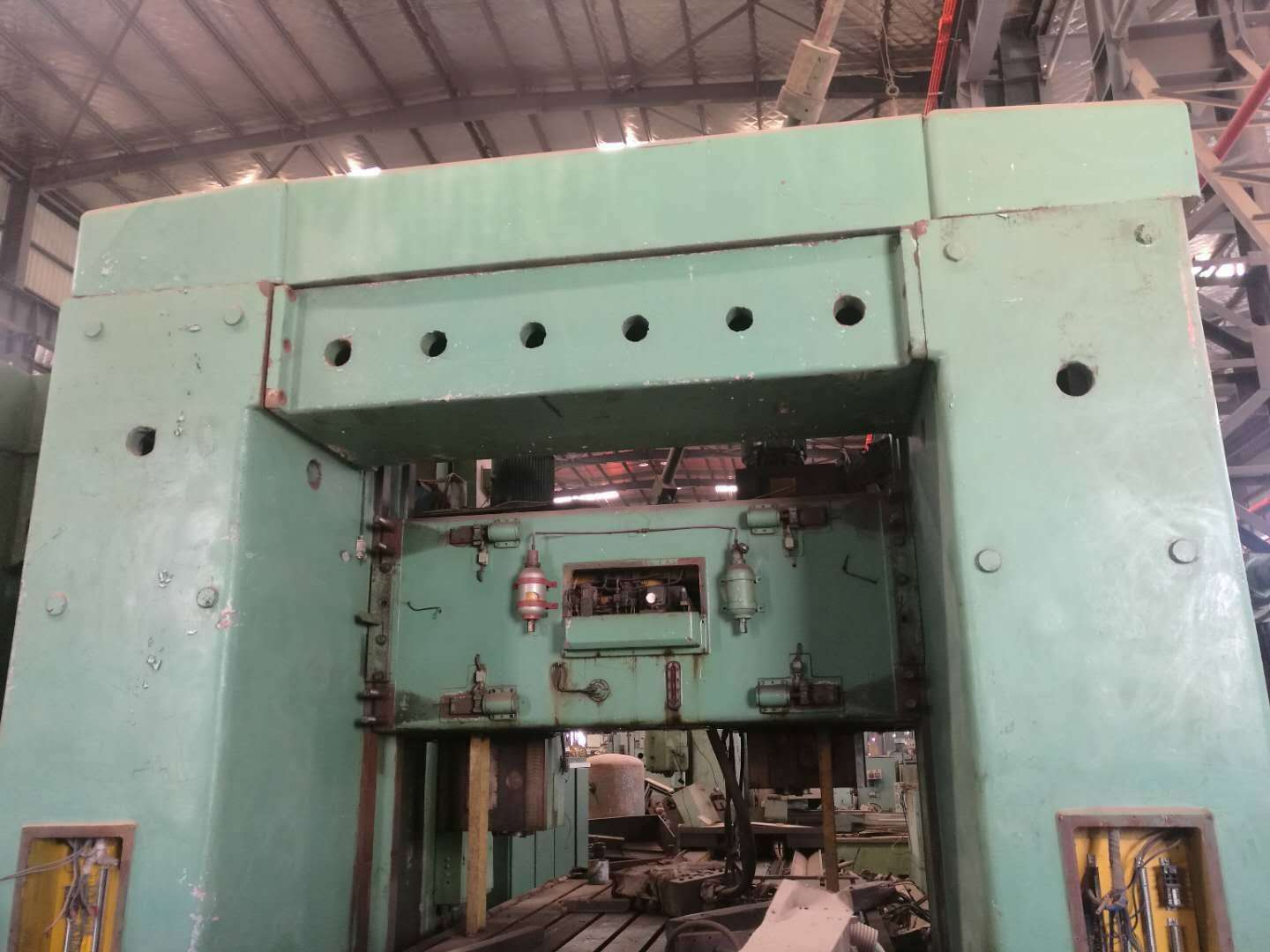 出售高質(zhì)工作臺2.5*8米龍門銑鏜床北京機床廠98年少用可試機