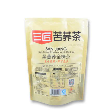 三匠黑苦蕎全株茶80克袋裝四川