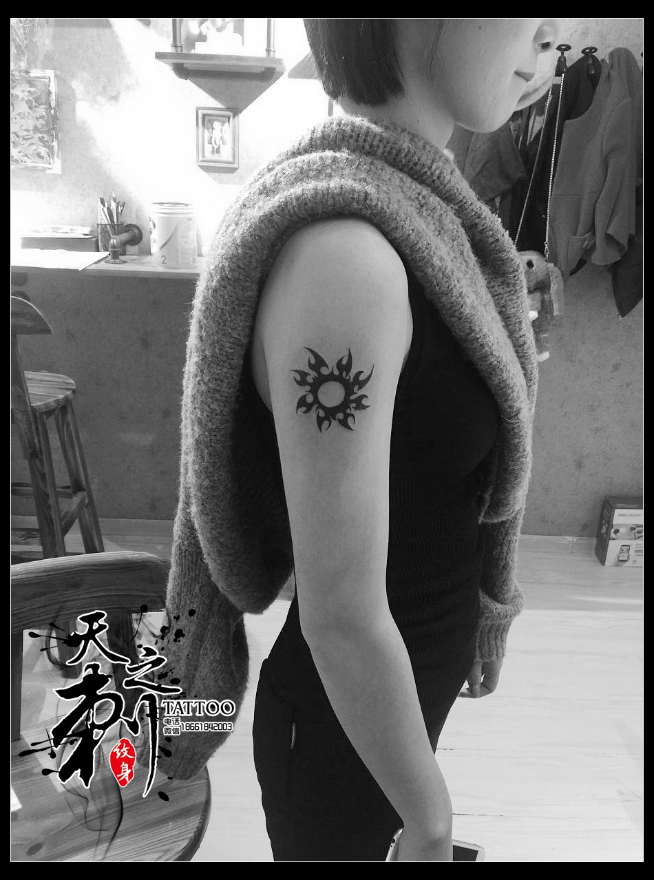 脖子紋身圖案 青島 脖子紋身圖案 青島李村紋身