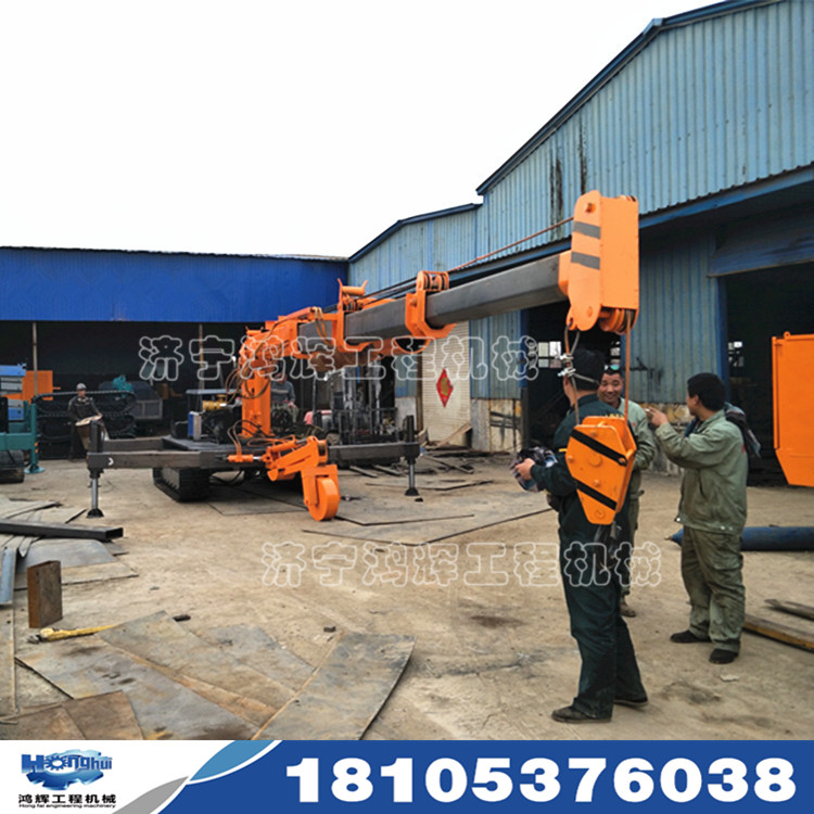 履帶吊車打樁機(jī)電線桿履帶吊車打樁機(jī) 電線桿打樁機(jī) 履帶電線桿立桿機(jī)