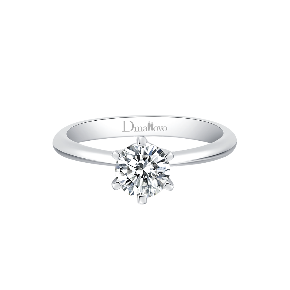 鄭州Dmallovo(瑪麗萊鉆石)鉆戒之Crown系列守護(hù)20分求婚鉆戒