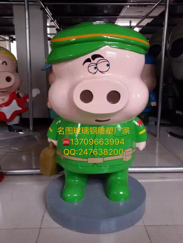 玻璃鋼卡通豬雕塑廠家·玻璃鋼卡通動(dòng)物雕塑·玻璃鋼卡通豬雕塑批發(fā)