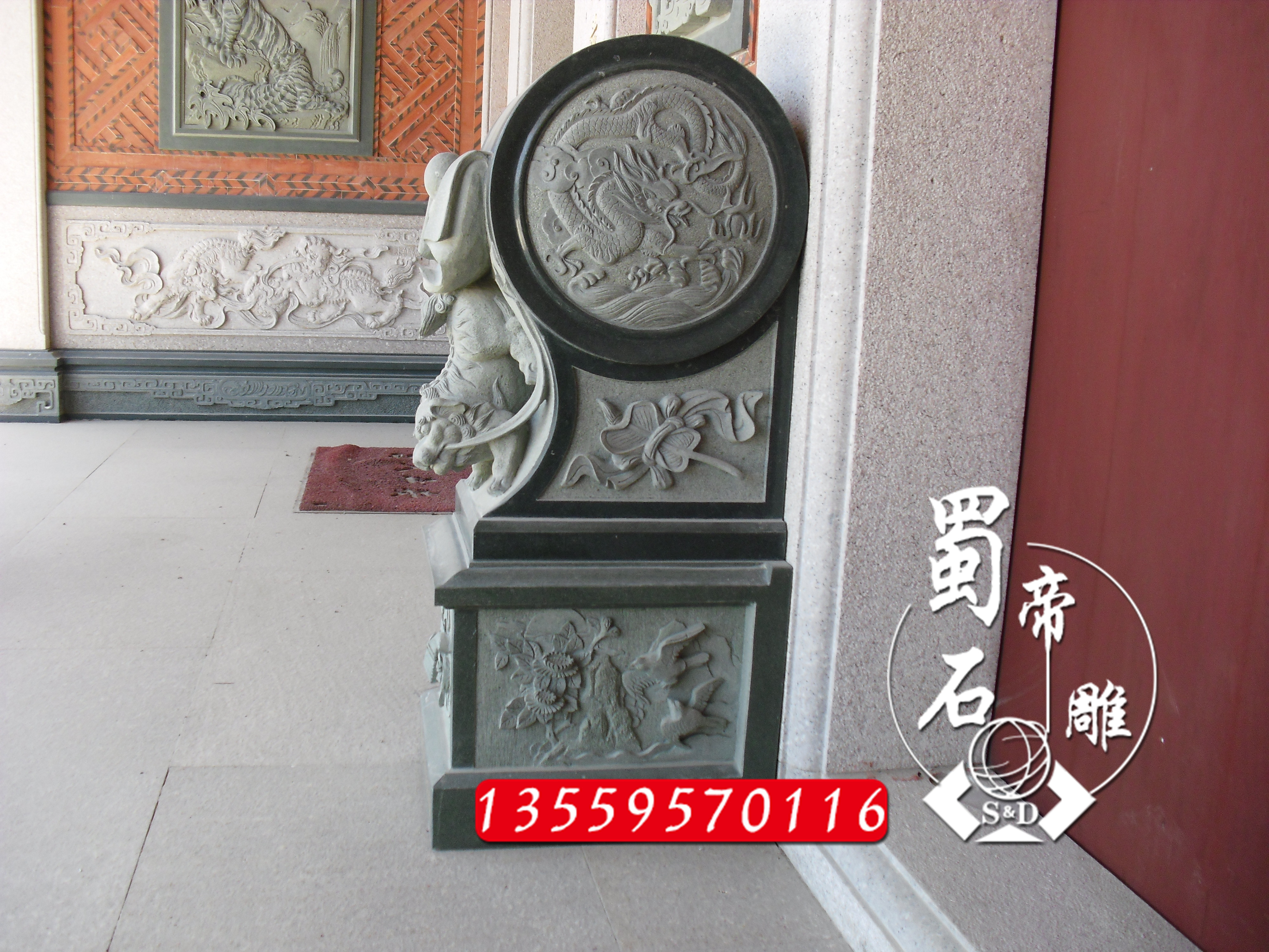 石雕門鼓寺廟抱鼓石青石門枕石門鼓