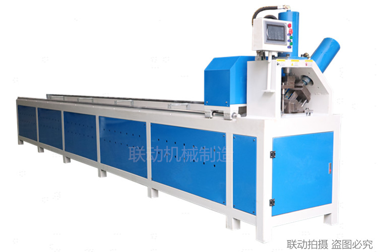 全自動(dòng)沖孔切割一體機(jī)不銹鋼鐵管護(hù)欄數(shù)控沖孔機(jī)