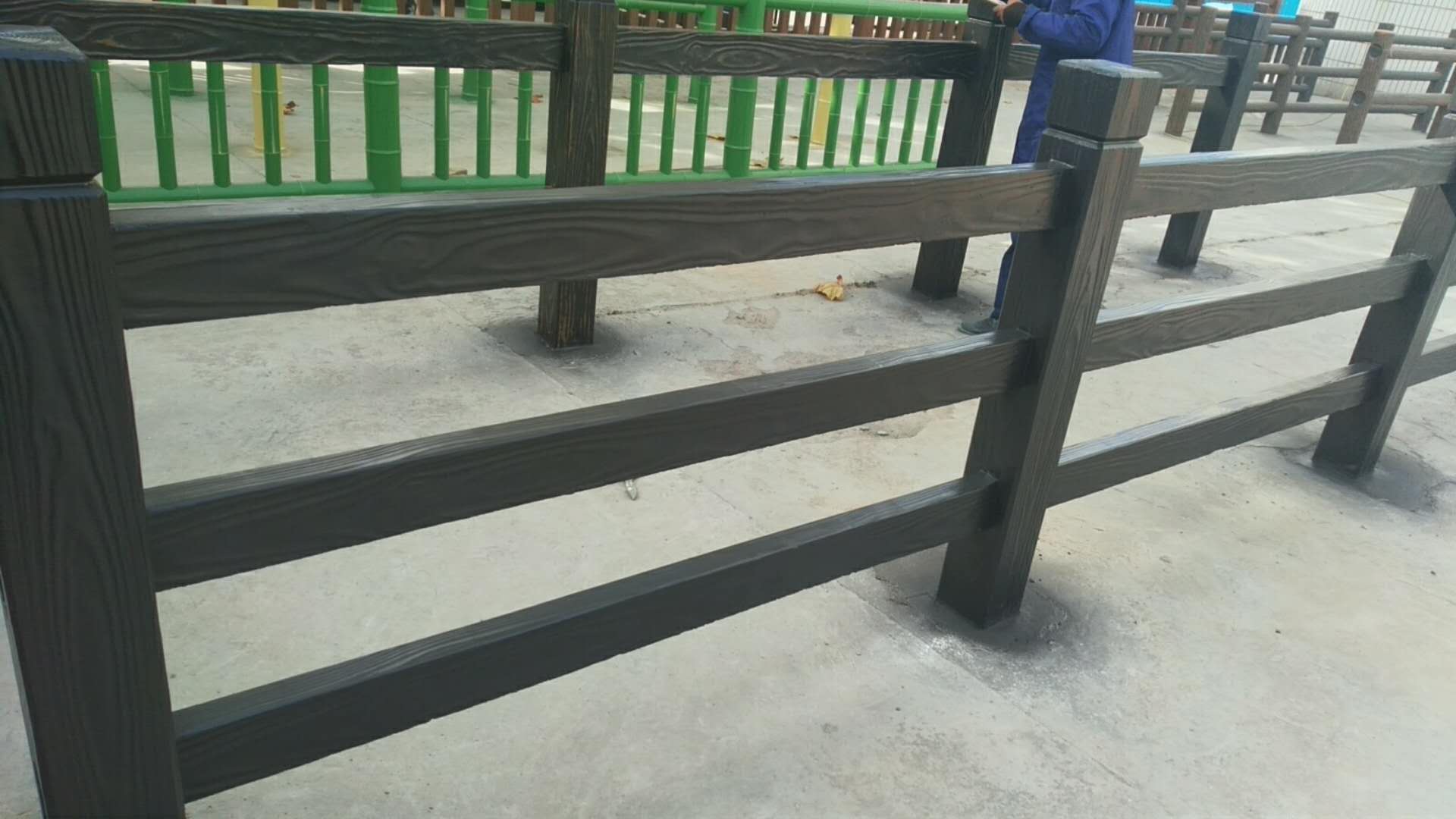 仿木橫桿款6*14護欄 山西晟泰仿木橫桿款6*14護欄