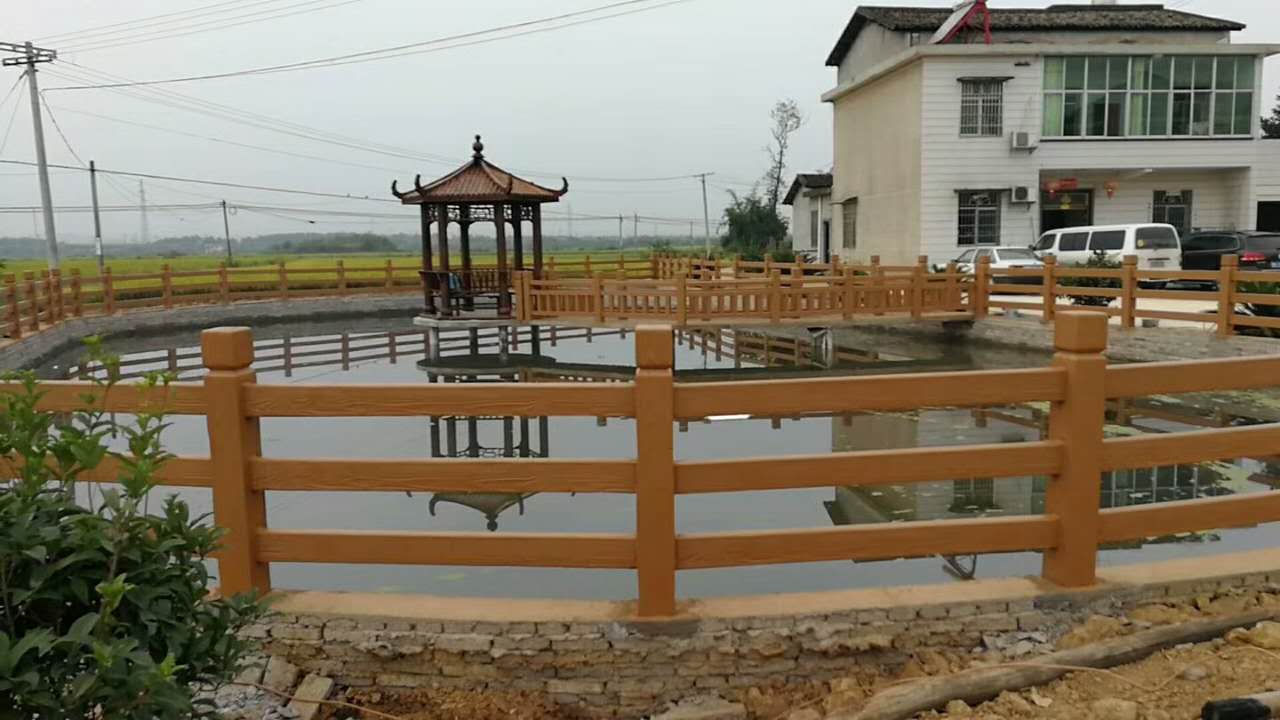 仿木橫桿款6*14護欄 山西晟泰仿木橫桿款6*14護欄