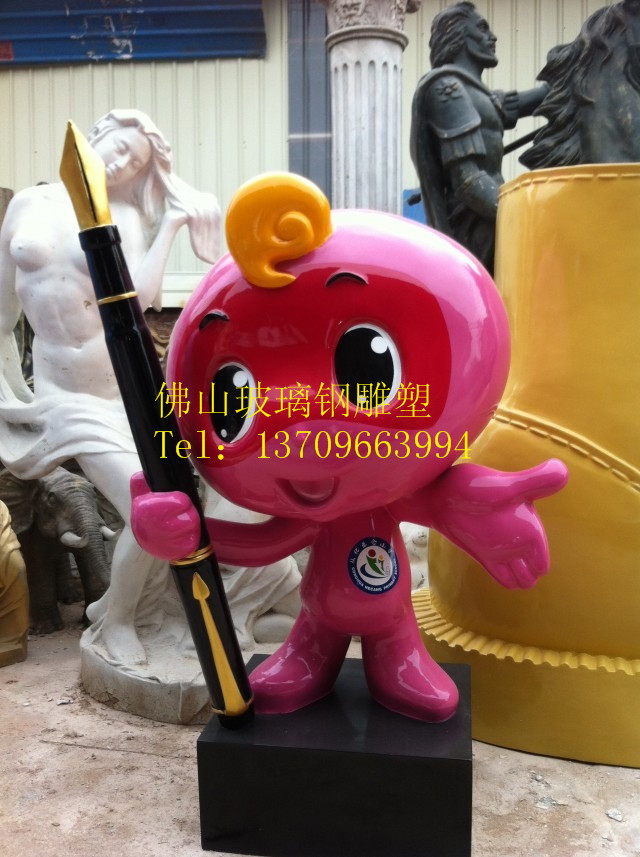 專業(yè)可愛造型卡通雕塑·各款玻璃鋼卡通雕塑定做廠家·  可愛造型卡通雕塑