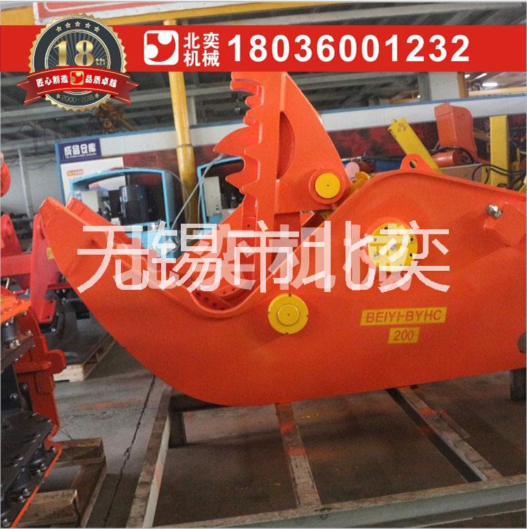 挖掘機拆遷液壓粉碎鉗 大鋼牙夾子 鑷子 破碎鉗大中小挖可裝