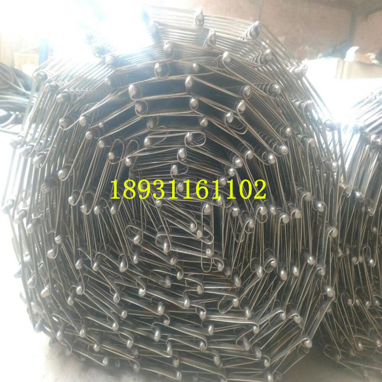 不銹鋼高溫防銹網帶金屬熱處理網帶 輸送支桿網帶