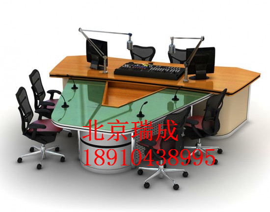播音臺(tái)訪談桌導(dǎo)播桌演播桌訪談桌非