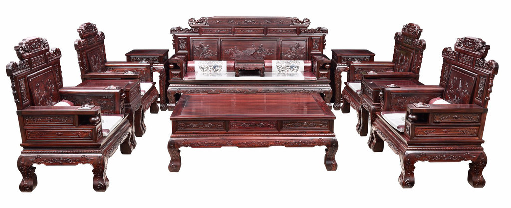 檀帝紅木 闊葉黃檀 浙江東陽紅木家具 廠家直銷 財源滾滾沙發(fā) *花梨 財源滾滾沙發(fā) 紅木家具