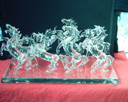 拉絲水晶工藝品 拉絲水晶工藝品制作